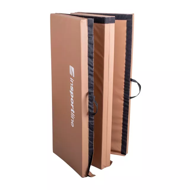Zložljiva gimnastična podloga inSPORTline Kvadfold 200x120x5 cm - rdeča