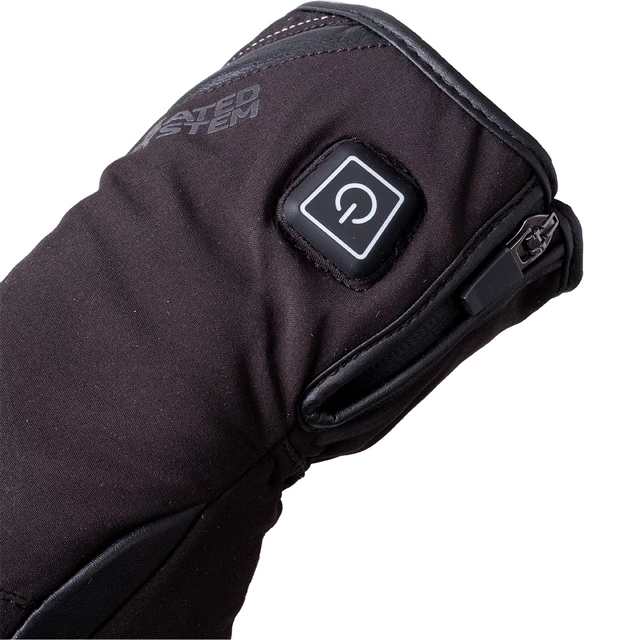 Ogrevane motoristične in smučarske rokavice W-TEC HEATnoir - črna
