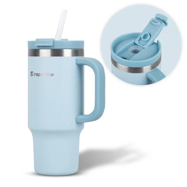 Termo skodelica inSPORTline Natticino 470 ml - modra - modra