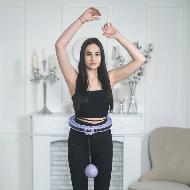 Masažni obroč inSPORTline Weight Hoop Pro 69-105 cm