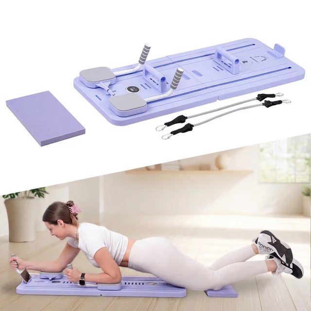 Pilates Reformer inSPORTline Trancer Basic - vijolična - vijolična