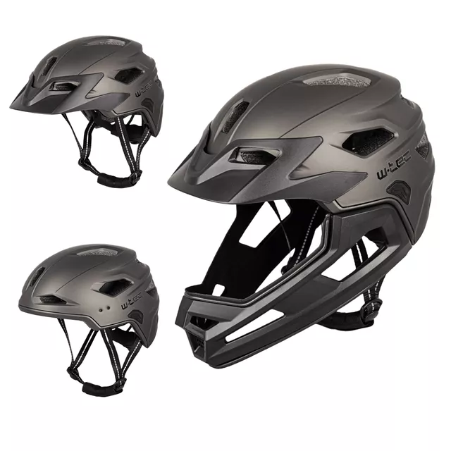 Junior downhill čelada W-TEC Estreito - Magic Matt Black