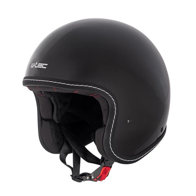 Chopper čelada W-TEC Badachos - črna lesk