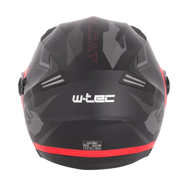 Odprta čelada W-TEC Barcela Vermella