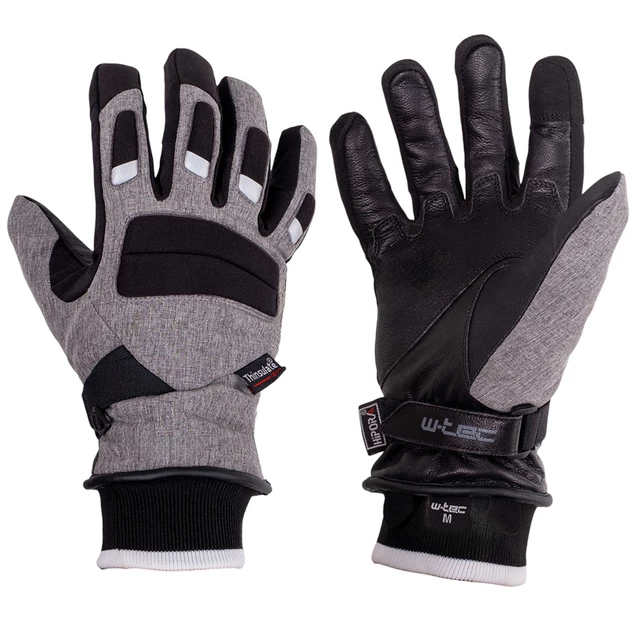 Moto rokavice W-TEC Sabresul - siva