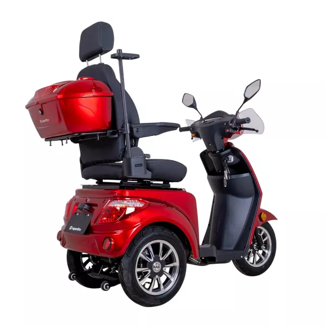 Električni trikolesnik inSPORTline Zorica Deluxe z elektromagnetno zavoro - rjava
