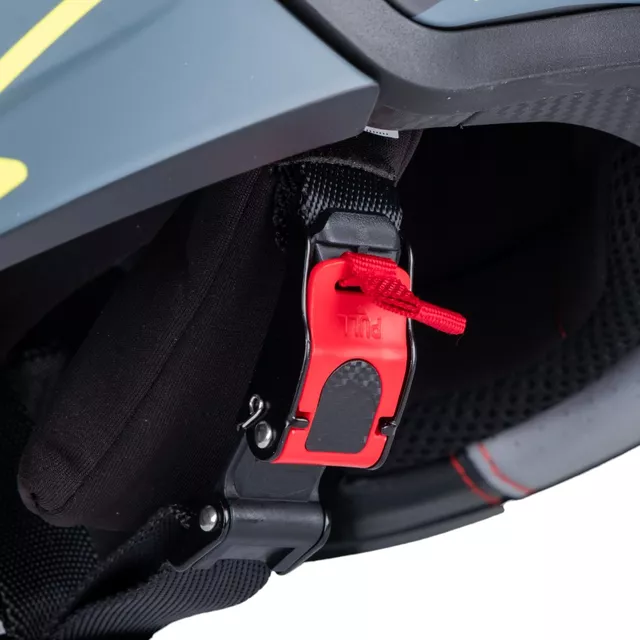 Moto čelada W-TEC Badalone Graphic - matně černá-žlutá
