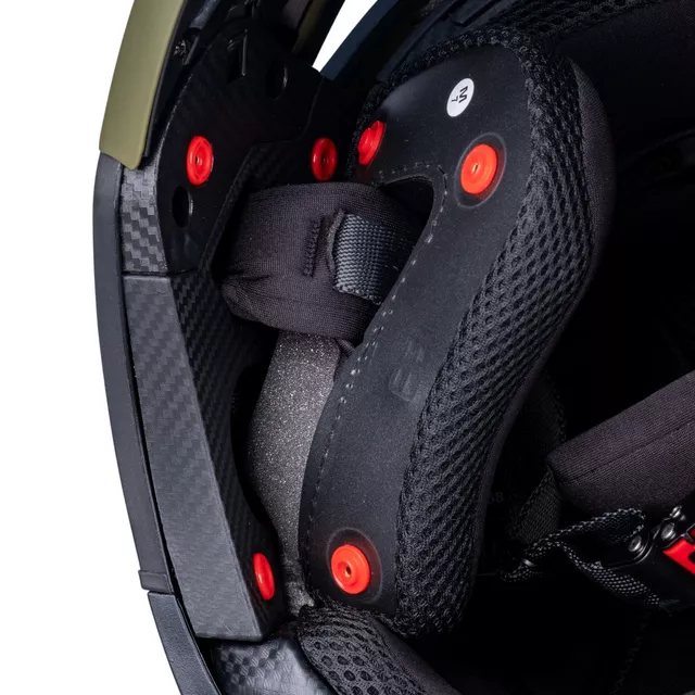 Čelada W-TEC Badalone Army - béžová matná