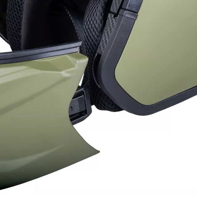 Čelada W-TEC Badalone Army - béžová matná