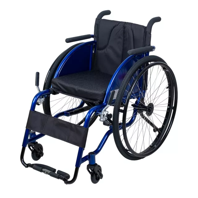Mehanski zložljivi športni invalidski voziček inSPORTline Brenstark lightweight