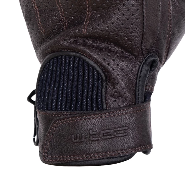 Poletne moto rokaviceW-TEC Fowlar - deep coffee-indigo