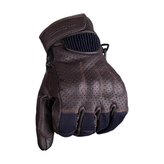 Poletne moto rokaviceW-TEC Fowlar - deep coffee-indigo