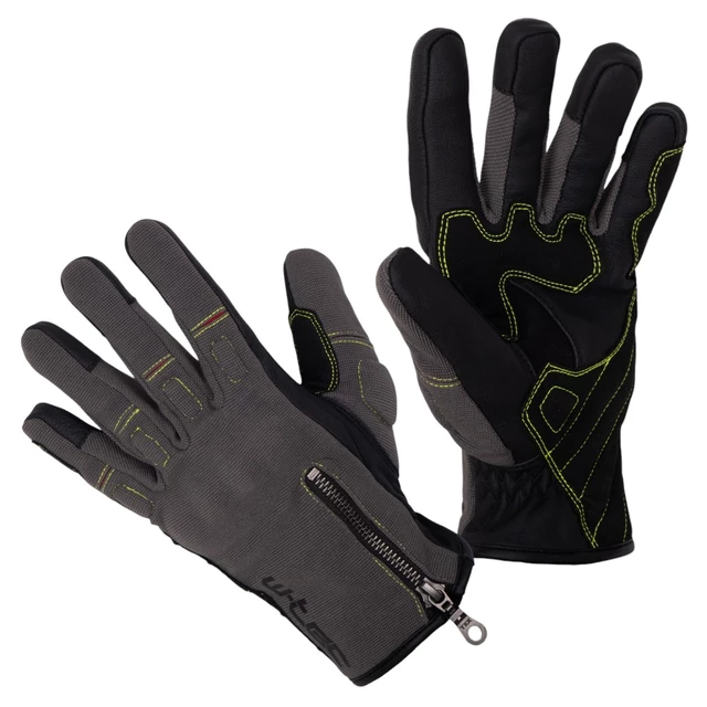 Poletne moto rokavice W-TEC Wavniko - siva - siva