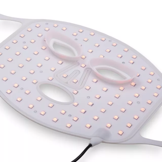 Polnilna silikonska LED svetlobna terapevtska maska inSPORTline Santorina