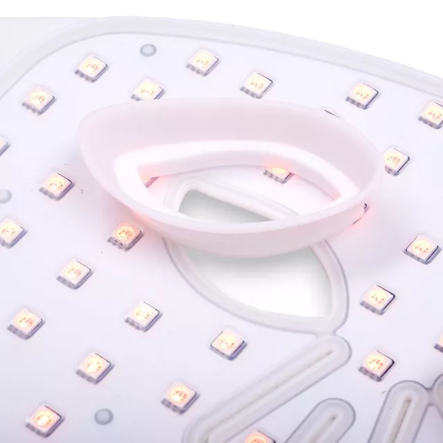 Polnilna silikonska LED svetlobna terapevtska maska inSPORTline Santorina