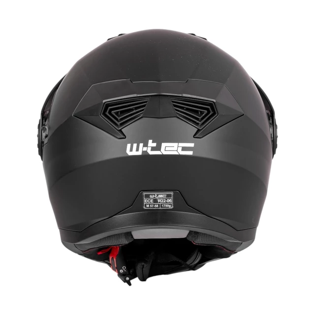 Preklopna enduro čelada W-TEC Biscaia P/J - črna lesk