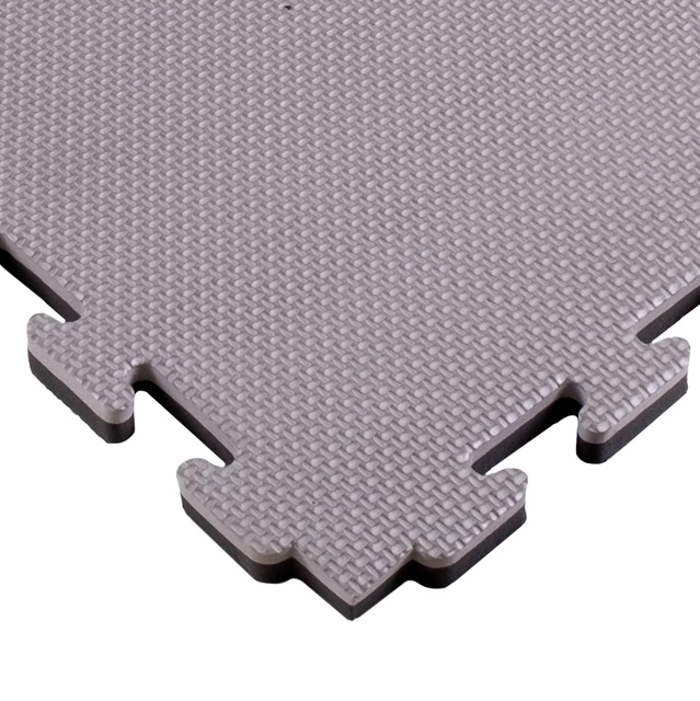 Puzzle tatami podloga inSPORTline Sazegul 100x100x2 cm - rdeče-modra, vzorec 5 črt