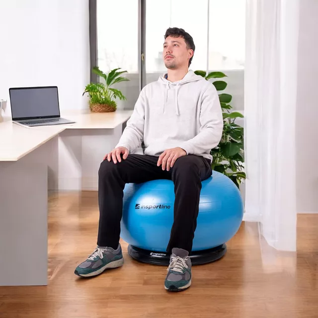 Podstavek za gimnastično žogo inSPORTline BallBase 65-85 cm