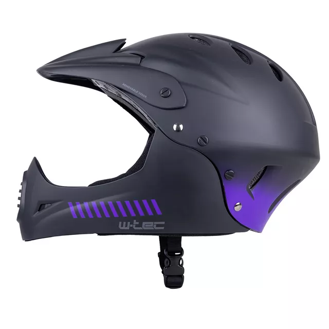 Downhill čelada W-TEC Campanero Noir Violet