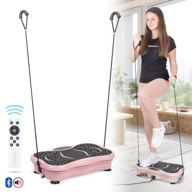 Vibracijska plošča inSPORTline Maviro - grafit - rose