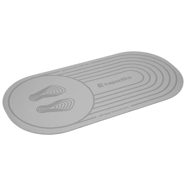 Vadbena blazina inSPORTline Ampfinity 123x60x0,6 cm - siva