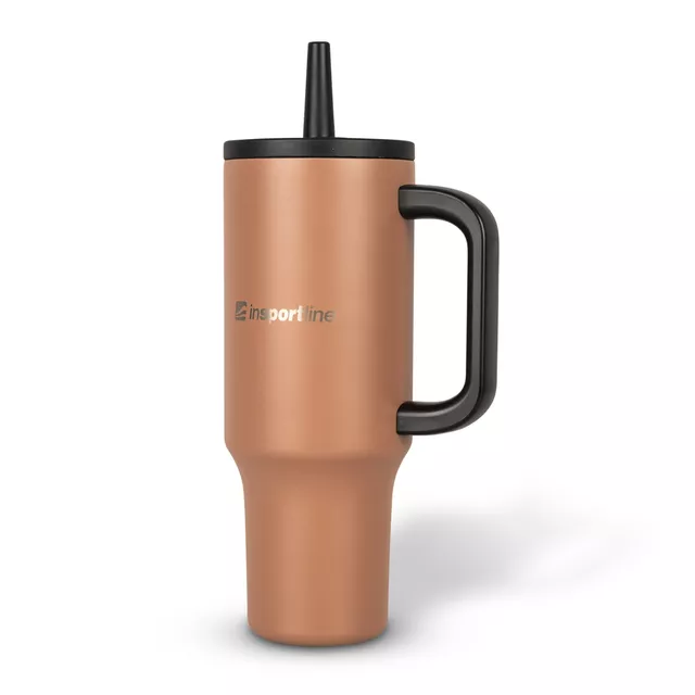 Termo skodelica inSPORTline Cocoanna 1200 ml - roza - kava