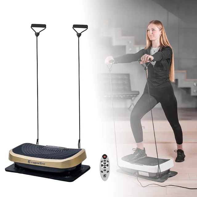 Vibracijska plošča inSPORTline Devyn - champagne