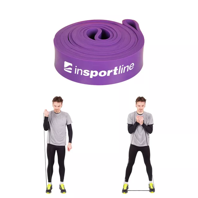 Elastičen trak inSPORTline CF030 32mm - vijoličast