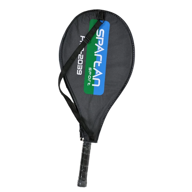 Otroški teniški lopar Spartan Alu 58 cm - bela-modra