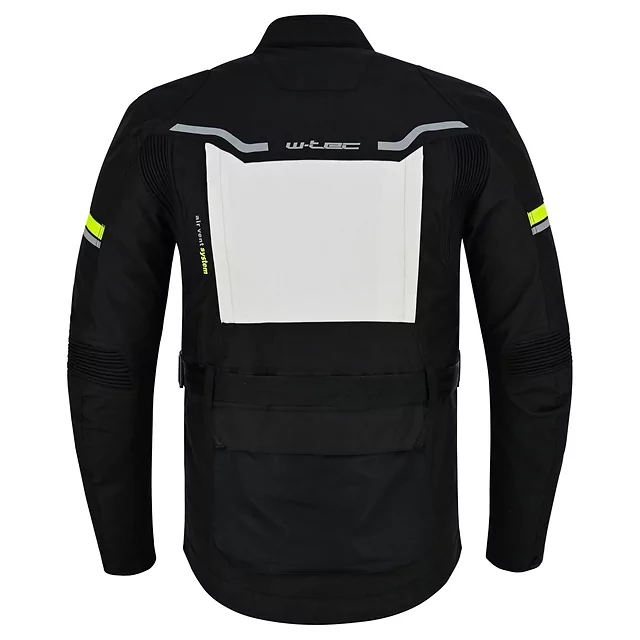 Moto jakna W-TEC Warao - črna-fluo