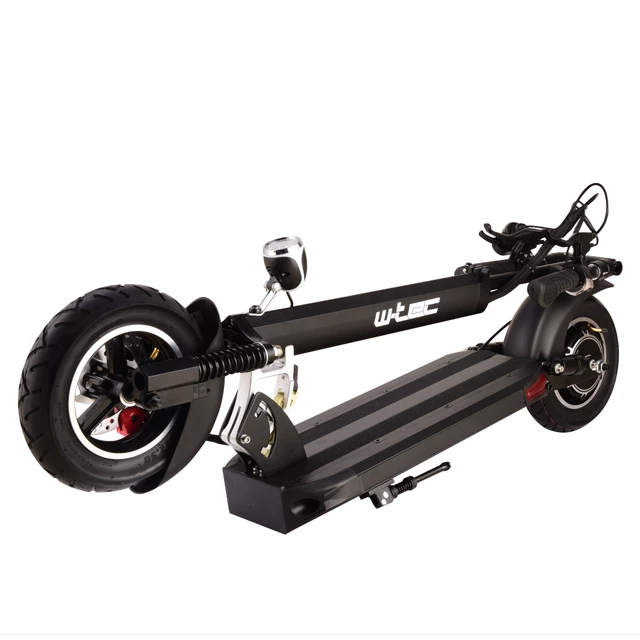 Električni skiro W-TEC Tenmark III 10" s sedežem in torbo - črna