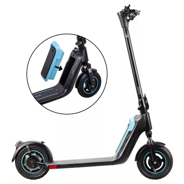 Električni skiro W-TEC SwapCharge 500 W 10'' z odstranljivo baterijo - rdeča