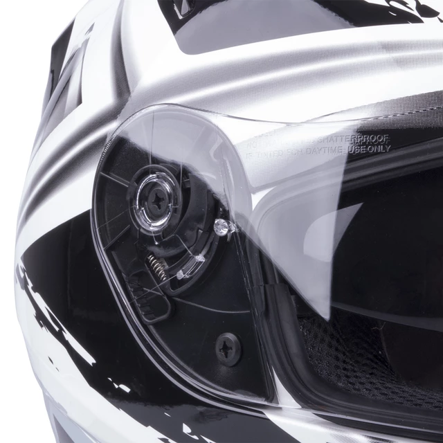 Moto čelada W-TEC V122 - črna-bela