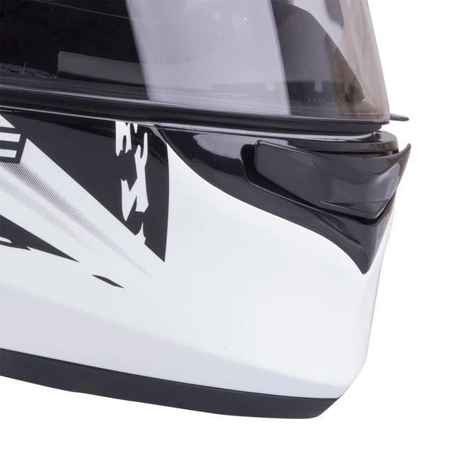 Moto čelada W-TEC V122 - črna-bela