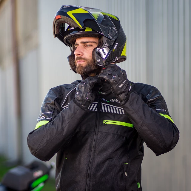 Preklopna moto čelada W-TEC Vexamo V270 - bela