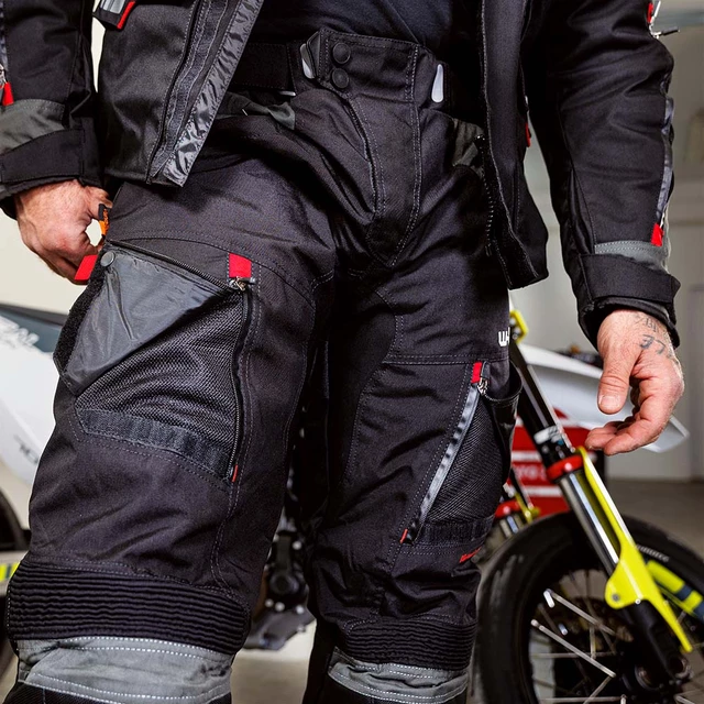 Moto kalhoty W-TEC Excellent - Thunderstorm Gray