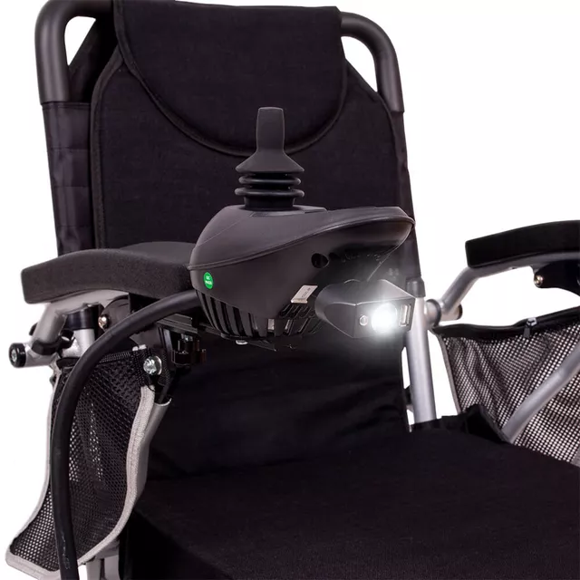 USB-priključek za polnjenje + LED-lučka za invalidski voziček inSPORTline Hawkie