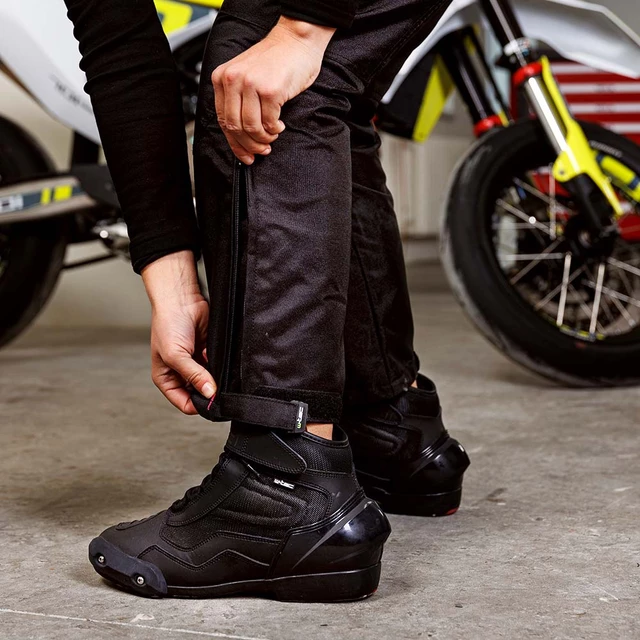 Ženske moto hlače W-TEC Propant Lady - črna -roza