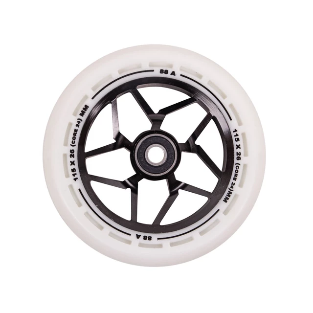 Kolo LMT L Wheel 115 mm z ABEC 9 ležaji - par - črna-zelena - črna-bela