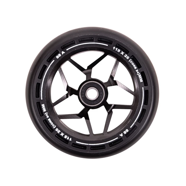 Kolo LMT L Wheel 115 mm z ABEC 9 ležaji - par - črna-zelena - črna-črna