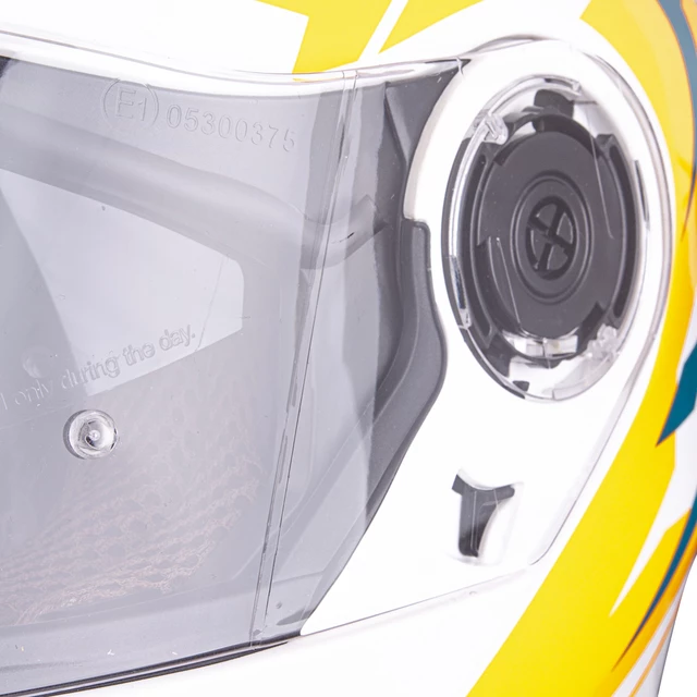 Moto čelada W-TEC Vexamo PI Graphic - White Graphic