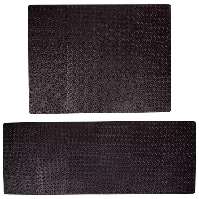 Puzzle podloga inSPORTline Famkin (12 ploščic, 18 robov) - modra