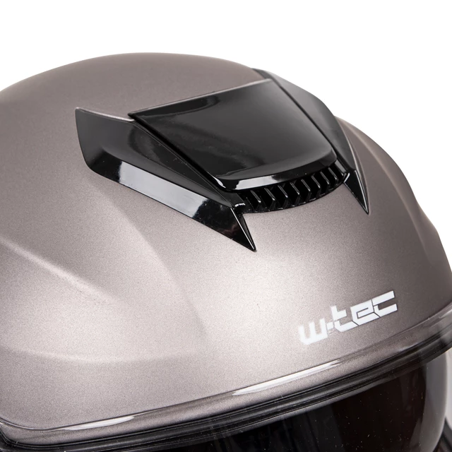 Preklopna moto čelada W-TEC Lanxamo - Titan Siva