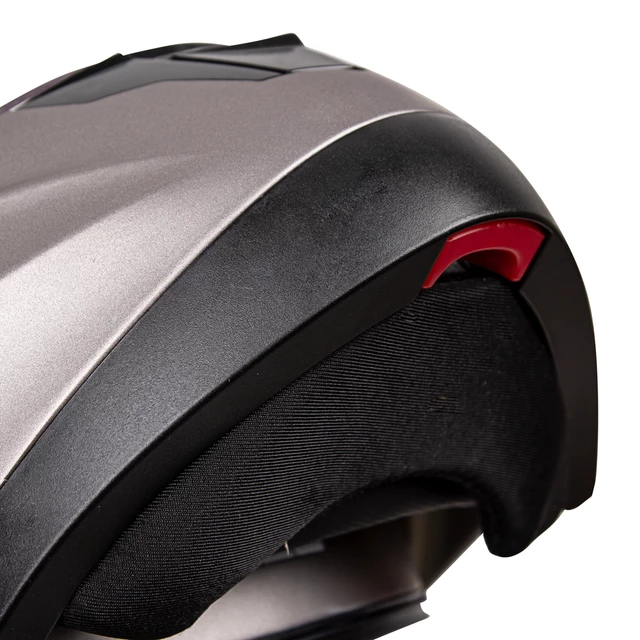 Preklopna moto čelada W-TEC Lanxamo - Titan Siva