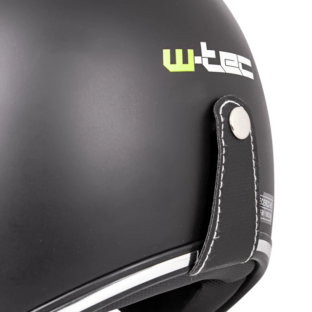 Moto čelada W-TEC YM-629 z očali Ageless - črna-mat