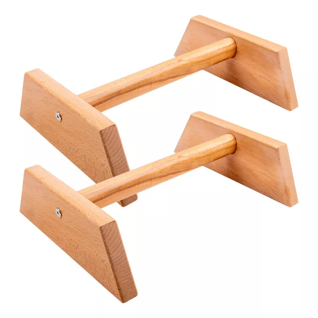 Leseni ročaji za sklece inSPORTline Gripolix 40 cm