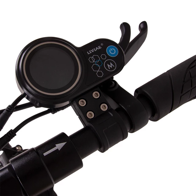 Električni skiro W-TEC Tenmark III 10" s sedežem in torbo - črna