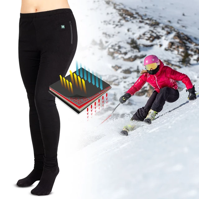 Ženske ogrevane hlače W-TEC  Insupants Lady - črna