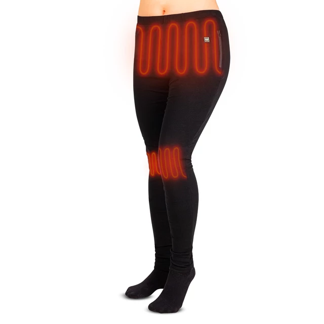Ženske ogrevane hlače W-TEC  Insupants Lady - črna