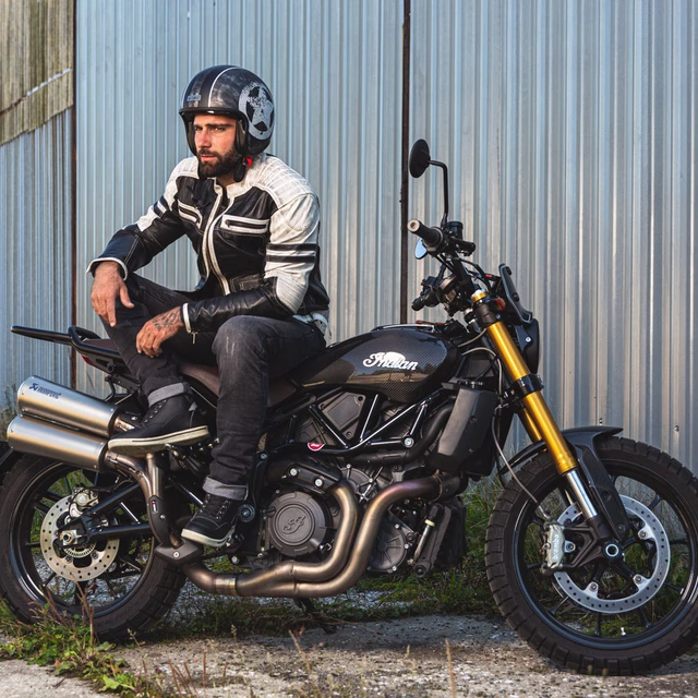 Moto čelada W-TEC Angeric Grey Star - Grey Star